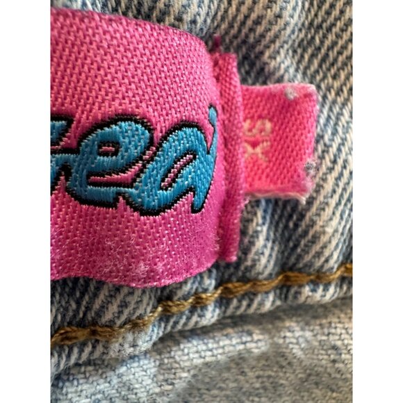 Edikted Light Wash Denim Jeans Womens Size S Casual Straight Leg Blue - Picture 4 of 5